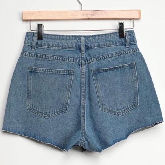 NWT Cloud 10 Jeans Cutout Shorts / Skort Size Medium - Picture 5 of 8
